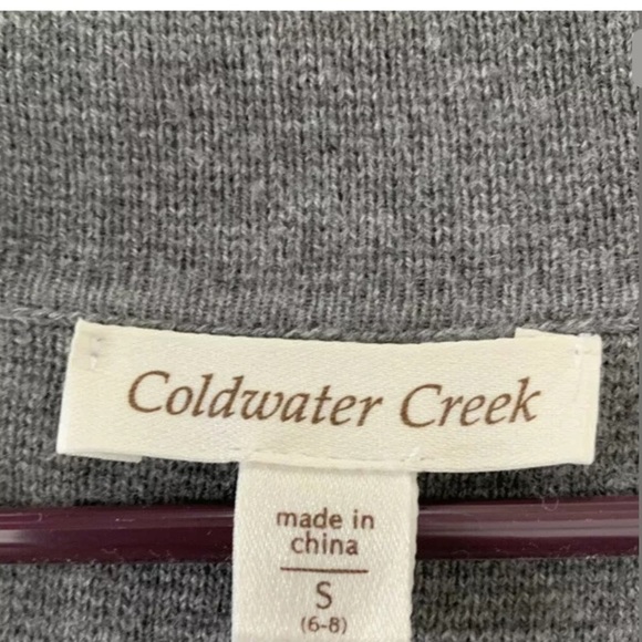 Coldwater Creek Cowl Neck Sweater Dress Small 6/8 - Picture 3 of 5